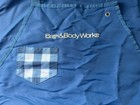 Bath   Body Works Blue White Plaid Checkered Work Apron Unisex