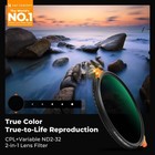 K f Concept True Color Variable Nd2-32   Cpl Filter 2 In1 49 52 55 67 72 77 82mm