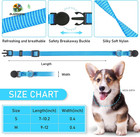 Puppy Id Collars - Super Soft Nylon Whelping Set - Adjustable Breakaway Litter F