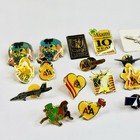 Vintage American Airlines Aa Enamel Pin Lot 22pc Airplane Cargo Holiday Employee