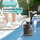 Fluentpower 1 2hp Submersible Utility Pump 2500gph Auto manual Modes Sump Pump