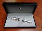 Sheaffer Prelude Signature Silver Plate Snakeskin Engraved Ballpoint Pen