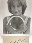 Tennis Pro Chris Evert Lloyd Glossy 8x10 Press Photo W  Signed Autograph Card 