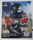 2015 Holiday Bowl Official Football Game Program Usc Wisconsin Adoree  Jackson