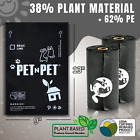 Pet N Pet 1080 Counts Black Dog Poop Bag Rolls 38  Plant Based 62  Pe Waste Bags