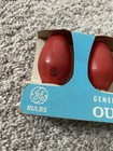 Vtg Ge C9-ccred Christmas Lights Lamps Bulbs Outdoor New Old Stock Untested