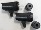 Set Of 2 Pro Master Photography Studio Lights Pl400 9469 W carrying Case Working