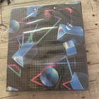Vintage Mead Trapper Keeper Designer Series Geometric Synth Neon Color Rad