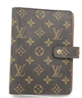 Louis Vuitton Monogram Agenda Mm R20004 Day Planner Cover Notebook Cover Ko1119
