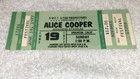 Alice Cooper 1977 Unused Ticket Anaheim Stadium The Kinks Nazareth Ephemera Usa
