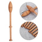 12pcs Lace Bobbin Wooden Antique Vintage French Artisan Craft Turned Wood