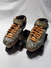 Riedell R3 Roller Skates W sonar Cayman Wheels Kids Youth Size 2 Camo Orange