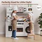 Play Kitchen For Kids wooden Kids Play Kitchen Playset Chef Pretend Play Set