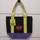 Trader Joe s Nwt Ltd  Ed  Mini Canvas Collectible Tote  Multi-color  In Hand 