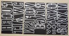 Stampin Up Stamp die Set Bundle   Large Letter Dies   Letters For You Stamp Set 
