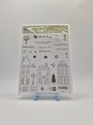 Stampin  Up  Holiday christmas Stamp Lot Of 4 With Individual Smaller Stamp