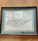 State Of Tennessee Map 1850  Thomas  Cowperthwait   Co Stage Steamboat Routes