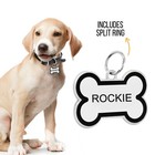 Bone Shape Custom Dog Tags Engraved Puppy Pets Id Tags Personalized Name  