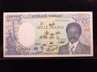 Gabon 1000 Francs 1992 P10 Unc Gabonaise Bank Central African Money I4c8483