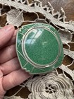 Antique Art Deco 1920s 30s Enamel Green    granite    Look Cosmetic Compact Case