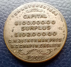 1909 First National Bank - Milton  Pennsylvania -trade Token   Coin  medal -32mm