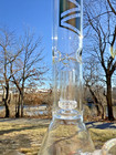 14-inch Grav Water Pipe Single Perc Beaker Style Bong