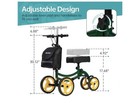 Knee Walker With 10  Front Wheels Elenker Deluxe Steerableedical Scooter