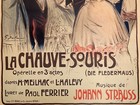 Vintage Original  la Chauve  Souris  French Opera Poster Johann Strauss 1920