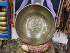 20  Special Om Healing Carving Extra Large Singing Bowl From Nepal-meditation Bo