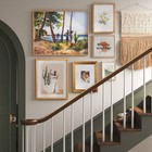 30  X 24  Village Waterfront By Boscoe Holder Framed Canvas Board -