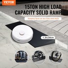 Vevor 15t Cuttable Solid Ramp 35 4 x7 9 x1 2  Threshold Rubber Wheelchair Ramp