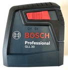 Bosch 30 Ft Cross Line Laser Self Leveling W  360   Mount   Carrying Pouch Gll30s