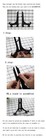6 Inch Black Display Easel Stands Plate Holder 12 Pack