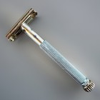 1960 s Lady Gillette Atomic Star Blue Handle Razor Mid Century Modern Mcm