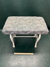 Antique  Cast Iron Bench Vanity Stool Seat Shell Decoration   For Restoration