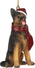 German Shepherd Holiday Dog Christmas Tree Ornament Xmas Decorations  3 Inch    