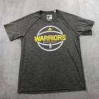 Golden State Warriors Shirt Men s Large Gray Adidas Nba Basketball Tee