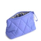 Vera Bradley Ultralight Small Pouch Baja Blue Cosmetic Makeup Bag Case Organizer