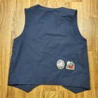 American Heritage Girls Ahg Vest Youth Medium Navy Blue Patches Agh Pin