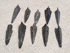 10 Ancient Roman Bronze Arrowhead 1st - 2nd Century Ad  51 