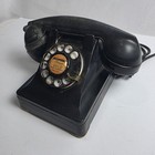 Vintage Black Western Electric Bell System Model 302 Rotary Phone  cshw 