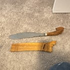 Traditional Southeast Filipino Cutting Tool edged Pirah Knife Or Sword 