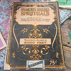 Antique Album Of Famous Negro Spirituals 1917 Songs Music Book Hugo Frey 