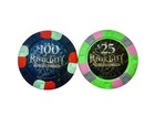2 River City Casino  100  25 Gaming Poker Chip New Orleans