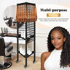Braiding Hair Rack Standing Hair Extension Holder Hanger  420 Pegs