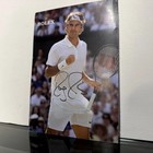 Roger Federer Autographed Wimbledon Champion Signed Photo Rolex Tennis Read