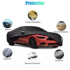 Heavy Duty Full Car Cover Waterproof All   weather Outdoor Uv Snow Dust Rain