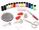 68 Pcs Home Travel Sewing Kit Thread Threader Needle Tape Measure Scissor Thimbl