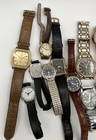 Vintage Watch Lot Mixed Brands Citizen Pulsar Timex Fossil Some Running