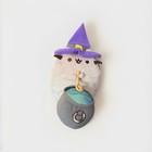 Rare Gund 12  Pusheen Halloween Witch And Light Up Cauldron Plush 2018